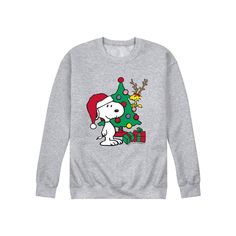 Get the gang together for the holidays with this men's Peanuts Christmas sweatshirt. Crewneck Long sleevesFABRIC & CARE Cotton, polyester Machine wash Imported Color: Med Grey. Gender: male. Age Group: adult. Material: Cotton Blend. Snoopy Christmas Shirts Vinyl, Casual Christmas Crew Sweatshirt, Casual Christmas Crew Neck Sweatshirt, Holiday Cotton Sweatshirt With Graphic Print, Holiday Graphic Print Cotton Sweatshirt, Christmas Graphic Print Relaxed Fit Sweatshirt, Peanuts Snoopy Woodstock, Peanuts Christmas, Snoopy Woodstock