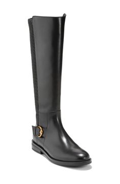 Tall Leather Boots, Tall Boot, Gorgeous Shoes, Leather Boot, Tall Boots, Boot Shoes Women, Cole Haan, Mid Calf, Side Zip