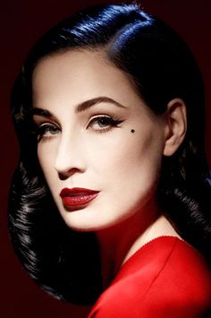 Dita von Teese - May 4th, 2019 Dita Von Teese Makeup, Moda Pin Up, Dita Von Teese Style, Dita Von Tease, Idda Van Munster, Behind Blue Eyes, Look Retro, Dita Von, Vintage Makeup