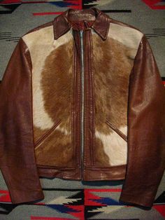 Leather Jacket Style, Pony Hair, Vintage Leather Jacket, Brown Leather Jacket, Jacket Vintage, Cow Leather, Motorcycle Jacket