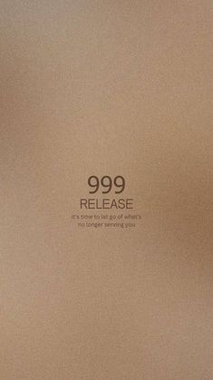 an advertisement for the 999 release is shown in black and white on a beige background