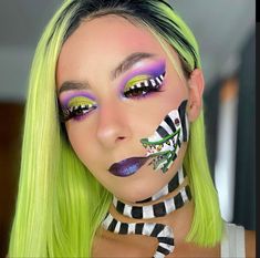 Nyx Beetlejuice, Halloween Makeuo, Beatle Juice, Beetlejuice Makeup, Brow Tint, Beetlejuice Beetlejuice, Brow Tinting, Halloween Makeup Looks, Nyx Professional Makeup