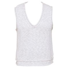 GUARANTEED AUTHENTIC JAMES PERSE V NECK VEST KNIT $250 Design: - V neck. - Sleeveless. - Rolled trim. - Slip on. Size: 0 Material: 61% Cotton, 39% Linen Measurements (Approximate laid flat, material has give): - Underarm to Underarm: 17" - Total Length: 19" (tip of rear neckline to bottom front hem) To Our Customers: -We consider it a privilege to serve as your luxury fashion concierge. Whether you are looking to buy that special one-of-a-kind item, (that no one else can find), scoring a spectacular deal on a pre-owned gem or updating your own style by consigning your items, please don't hesitate to contact us. Remember, You Deserve No Less! Condition: Excellent - Gently worn, a very times. - Very light wear associated with limited use. - No visible signs of excessive wear or damage. - Ple V Neck Vest, Vest Knit, Vest Sweater, Cardigan Design, Navy And Khaki, Sweater Design, Knit Vest, Hooded Sweater, Wool Cardigan