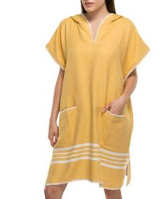 3 Color Cotton Beach Cover Up with Hood - Turkish Towels for Beach and Bath | Buldano.com Beach Towel Dress, Beach Poncho, Towel Dress, Garden Beach, Beach Shopping, Handloom Fabric, Swim Towel, Turkish Beach, Time Of Your Life