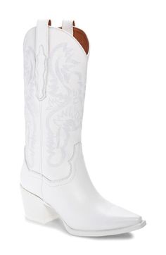 Ornate stitching furthers the rugged Western style of this iconic casual boot. 2 1/4" heel (size 8.5) 12 1/4" shaft; 13 1/2" calf circumference Pull-on style Leather upper and lining/synthetic sole Imported Women's Shoes Western Boots Outfit, Cowboy Outfits, Chelsea Boots Women, Western Boots Women, Strap Sandals Women, Pointed Toe Boots, Western Boot, Boots Outfit, Jeffrey Campbell