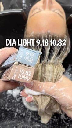 Loreal Hair Color Formulas, Loreal Dialight Formulas, Matrix Blonde Toner Formulas, Dia Light Loreal, Dialight Loreal, Ice Blonde Hair, Color Formulas, Ice Blonde