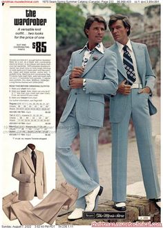 70s Suit, Nudie Suit, 1973 Mens Fashion, 1970 Male Fashion, Vintage Suits For Men, 1979 Mens Fashion, 70s Men’s Suit