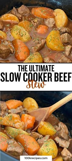 the ultimate slow cooker beef stew recipe