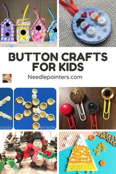 buttons and other crafts for kids to make