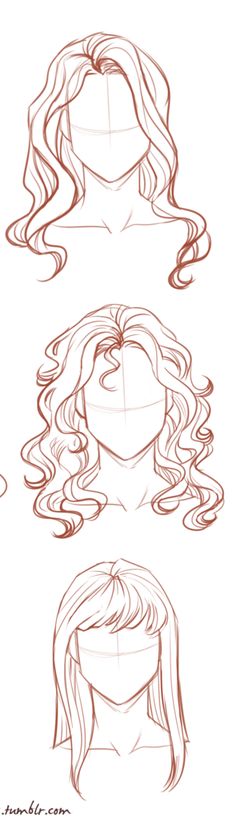 how to draw hair for the head and shoulders