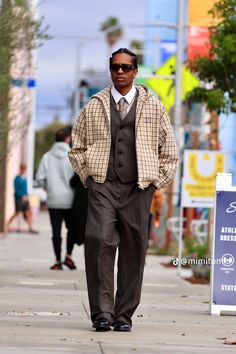 Asap Rocky Inspired Outfits, Tie And Jacket Outfit, Asap Rocky Formal Outfits, Asap Rocky Fashion Outfits, Asap Rocky 2024, Asap Rocky Outfits Style, Asap Rocky Suit, Formal Jackets Men, Asap Rocky Fits