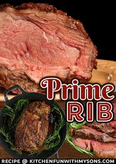 Poor Mans Prime Rib Recipe, Ribs In Roaster Oven, Poor Mans Prime Rib, Best Prime Rib Recipe, Cooking Prime Rib Roast, Roaster Recipes, Smoked Prime Rib