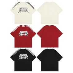 Available in black and white Short sleeve t-shirt 100% Cotton Imported Ships FREE Size chart in cm Size Chest Length Shoulder Sleeve M 56 71 53 21 L 58 73 55 22 XL 60 75 57 23 XXL 62 77 59 24 Oversized Urban Red Top, Red Oversized Sporty T-shirt, Oversized Red Sporty T-shirt, Oversized Red Shirt For Streetwear, Red Oversized Graphic Tee, Oversized Red Graphic Tee, Men's Retro Style, Black And White Shorts, Retro Vintage Style