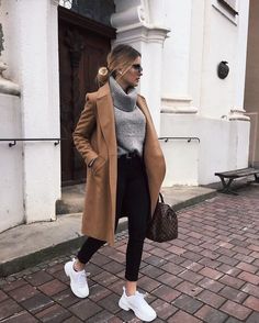 Trench Coat Outfit For Spring #trench #trenchcoat #womanfashion #fashionactivation #fashiontrends Outfit Trench, Trench Outfit, Coat Outfit Casual, Camel Coat Outfit, Fall Fashion Coats, Trench Coat Outfit, Coat Outfit, Camel Coat, Coat Outfits