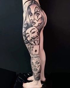 inked_mode_vn on Instagram: "Find Your Next Tattoo Today! Over 30,000 Beautiful Tattoo Designs, Prints, Fonts, And Videos ➡️ Join with us ➡️ visit link in BIO @inked_mode_vn . Via: @marcellusdiaztattoo🔝💯 . . #tattoooftheday #tattooloveart #instatattoos #tattoolifemagazine #tattooartwork #tattootime #inkig #tattooedlifestyle #tattooistartmag #bnginksociety #besttattoos #igtattoo #tattooworldwide #supportgoodtattooing #skinart_mag #skinartmagazine #tattooworkers #tattooarts #tattooartmagazine #t Big Dark Tattoos, Infinity Tattoo With Feather, Beautiful Tattoo Designs, Painless Tattoo, Hip Thigh Tattoos, Dinosaur Tattoos, Clown Tattoo, Beautiful Tattoo