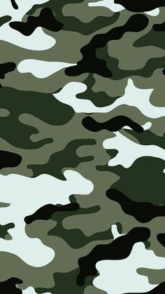 the camouflage pattern is green and black