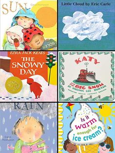 four children's books about winter and snow