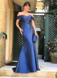 Long Royal Blue Dress, The Blitz, Royal Blue Dress, Cocktail Gowns, Godmother, Spring Summer Outfits, Blue Dress, One Shoulder Formal Dress, Blue Dresses