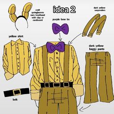 Halloween Outfits Drawing, William Afton Cosplay, Soft Aesthetic Outfits