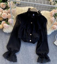 Cute lace long sleeve tops Fabric: blended Color: black, apricot Size (c m): free size length 63 bust 104 waist 104 sleeve length 64 Lace Top Long Sleeve, Women Hoodies Sweatshirts, Short Sleeved Sweaters, Top Fabric, Short Rompers, Long Sleeve Lace, Dress Romper, Jumpsuits For Women, Hoodies Womens