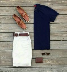 White Denim Outfit, Sunday Brunch Outfit, Style College, Mens Fashion Summer, Styling Tips, Mens Fashion Casual