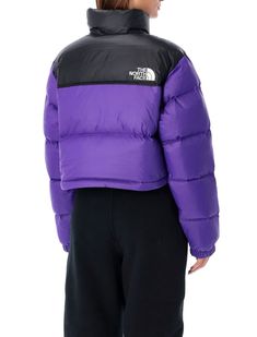 Nuptse Short Down Jacket By The North Face. Featuring: Stand-up Collar Zip Fastening Embroidered Logo At Chest And Back Side Zip Pockets Elastic Cuffs Drawstring Hem Cropped Model Is 1,72 M And Wears Size SComposition: 100% nylon Filling, 90% down, 10% feathers North Face Nuptse Short Jacket, North Face Purple Puffer Jacket, The North Face Purple, Purple North Face Vest, The North Face Purple Long Sleeve Outerwear, North Face Nuptse, Wang Dress, Fendi Wallet On Chain, Tom Ford Handbags