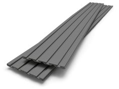 an image of some gray plastic sheets