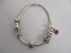 https://jewelrysalehub.com Find many great new & used options and get the best deals for PANDORA STERLING SILVER CHARM BRACELET ~ RED HEART at the best online prices at eBay! Free shipping for many products! Elegant Sterling Silver Charms In White Gold, Elegant White Gold Sterling Silver Charms, Classic Charms Bracelet For Valentine's Day, Classic Charm Bracelet Jewelry, Classic Bracelets With Charms For Valentine's Day, Classic Charm Bracelets For Valentine's Day, Elegant Silver Charms With Lobster Clasp, Classic Sterling Silver Charm Bracelet With Heart, Elegant Metal Charm Bracelet With Removable Charms