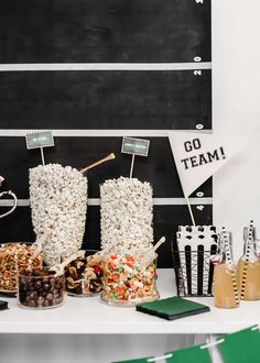 an image of popcorn bar at a party