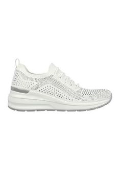 These rhinestone embellished sneaker from Sketchers feature a convenient slip-on design. | Skechers Women's Billion Rhinestone Rambler Sneakers, 9M Slip-on Synthetic Sneakers With Rhinestones, Skechers Women, You Bag, Womens Shoes Sneakers, Sneakers Fashion, Shoes Sneakers, Slip On, Women Shoes, Heels