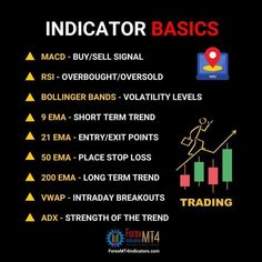 the indicator basics for forex trading with different indicators and options to use on it