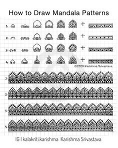 how to draw hand drawn lace patterns in adobe and photoshopped with graph paper