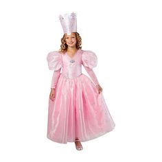 Give your child plenty of magic during your next night of Halloween fun when you get the officially licensed Girls' The Wizard Of Oz Glinda Deluxe Costume from Rubies. It doesn't matter what you have planned, be it a fun costume party, going trick-or-treating, or just getting dressed up at home, this classic movie character is going to be a great addition. This costume comes with a long pink dress and a big silver crown. Your child can add a pair of shoes and a Glinda wig to get a fully oz look. Glenda Costume, Wizard Of Oz Glinda, Best Group Costumes, Long Pink Dress, Got Costumes, Classic Movie Characters, Wicked Witch Of The West, Pink Long Dress, Group Costumes