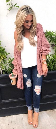 Cozy Fall Outfits, Summer Work Outfits, Outfit Trends, Brunch Outfit, Looks Style, Mode Inspiration, Oversized Sweater, Fall Winter Outfits, Outfits Casuales