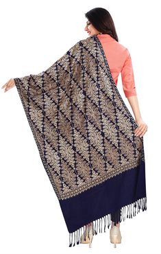 Women’s Stole With Embroidery Work | For Casual, Party, Occasion Stole for women. We have wide range of products like embroidery stoles for women, embroidery stoles, embroidery shawl etc. Set up a style statement and maintain your poise with this graceful Stole/Shawl. This beautiful Stole is crafted with high-quality fabric, which is extremely light and comfortable. It also has a very smooth and soft texture. Be the attraction when you carry this stole with any suit. Pair it with your favorites Blue Semi-stitched Embroidered Fabric, Elegant Embroidered Blue Shawl, Embroidered Royal Blue Dupatta, Traditional Embroidered Blue Shawl, Traditional Blue Shawl With Embroidered Border, Blue Embroidered Shawl In Traditional Drape, Blue Embroidered Shawl With Traditional Drape, Multicolor Embroidered Shawl With Traditional Drape, Blue Embroidered Pashmina Shawl