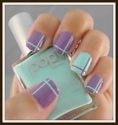 purple & blue Short Round Gel Nails Summer, Carnaval Make-up, Tape Nail Art, Nail Tape, Diy Nail Art, Pastel Nails, Color Art, Baby Quotes