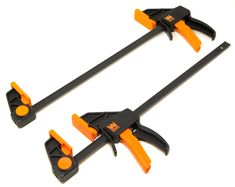 Remember when you needed to hold some stuff in place. Clamp your heart out with this set of WEN ratcheting bar clamps. These heavy-duty clamps feature a reinforced steel bar with reliable nylon construction, a 12 in. max jaw opening, and a 2.3 in. throat. The reversible design allows these clamps to quickly transform into spreaders with a maximum width of 17.25 in. The ergonomic squeeze trigger helps add pressure as needed (up to 150 lbs. of force per clamp) while the non-marring pads protect your projects during operation. The quick-release latch allows for quick adjustments as needed. Remember when you had a reliable set of clamps. Remember WEN. WEN Steel Trigger Clamp with 12-in Maximum Jaw Opening and 150 lbs. Clamping Force in Black | CLR122 Closet Organizer Plans, Diy Projects Plans, Diy Outdoor Lighting, Backyard Shade, Building A Pergola, Dual Fuel Generator, Deck With Pergola, 150 Lbs, Cordless Power Tools