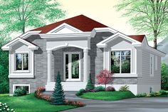 this is an artist's rendering of a house