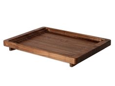 a wooden tray that is on top of a table