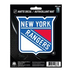 the new york rangers sticker is shown