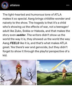 an article about the story of avatars in avatar