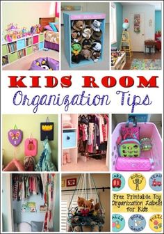 kids'room organization tips for organizing and storage