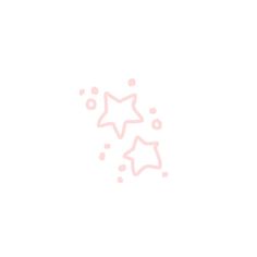 a white background with stars and bubbles