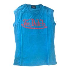 Von Dutch New Women’s Blue Red Short Sleeve Raglan Tee T Shirt Top. 65% Polyester 35% Rayon Length 20” Chest 26” Size S Blue Sleeveless T-shirt With Letter Print, Camo Tee, Biker T Shirts, Baby Tees Y2k, Purple T Shirts, Blue Tank Top, Raglan Tee, Red Shorts, Blue Shirt