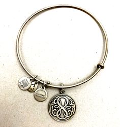 Alex and Ani Path of Life Charm Bracelet Infinity Symbol Silver Tone 2014 | eBay Casual Silver Infinity Jewelry, Adjustable Black Bohemian Charm Bracelet, Bohemian Nickel-free Charm Bracelet As Gift, Nickel Free Metal Charm Bracelet - Spiritual Style, Adjustable Bohemian Nickel-free Charm Necklaces, Infinity Symbol, Life Path, Alex And Ani, Alex And Ani Charm Bracelet