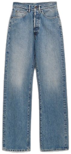 Straight Jeans Washed Denim, Denim Wash, Straight Jeans, Mid Rise, Denim Jeans, Straight Leg, Light Blue, Blue