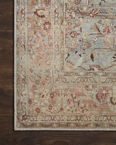 Loloi II Adrian Printed ADR-06 Vintage / Overdyed Area Rugs | Rugs Direct Warm Color Palettes, French Ideas, Victorian Modern, Ny Apartment, Cozy Home Office, House Rugs, Apartment Makeover, Deco Bedroom, Warm Colour Palette