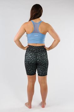 For those of you who want shorts but more length, the 8" shorts are finally here! With the same fabric and design as our best-selling capris and leggings, you're going to love these fun prints that help you feel more confident by hiding cellulite. Have a full range of motion when working out because of the four-way stretch and high-waisted support. The leg grips are sure to keep these shorts in place through endless burpees and your longest runs. Feel More Confident, White Leopard, Black Camo, Burpees, Range Of Motion, The 8, Fun Prints, How To Run Longer, Working Out