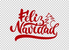 the word feli navrad written in spanish on a white background with red lettering