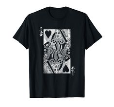 a black and white ace playing card t - shirt